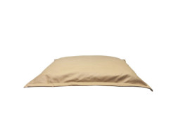 BeOneBreed Coussin nuage faux cuir, beige