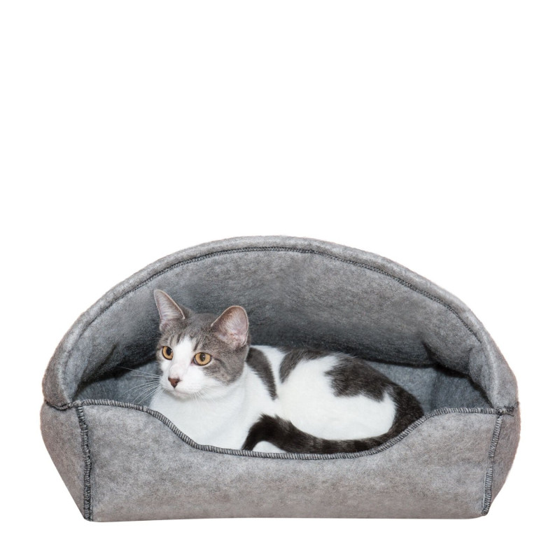 Amazin Kitty Hooded Lounge cat bed…