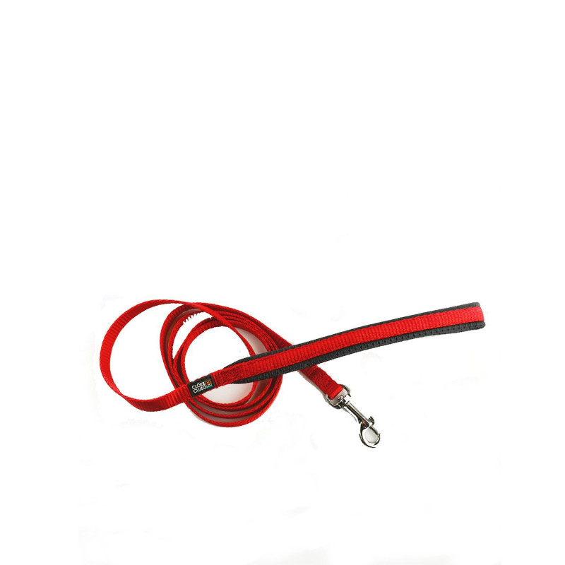 Red nylon leash for cats