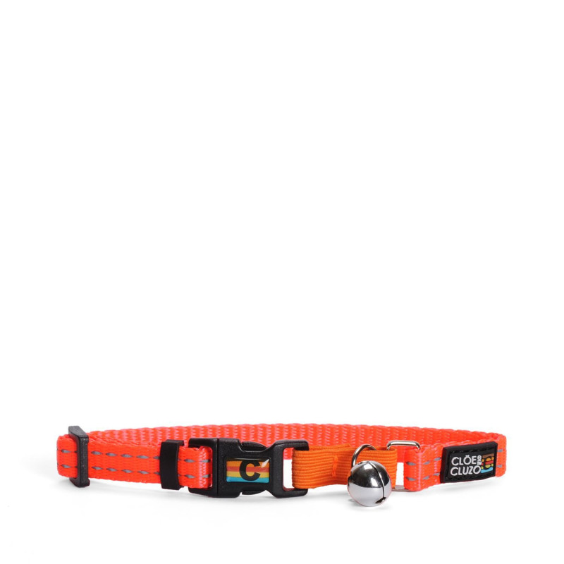 Bright orange reflective collar for ch...