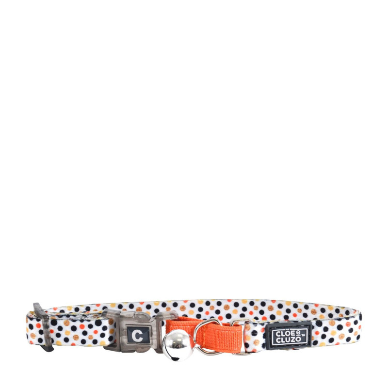 Collar for cats, polka dots