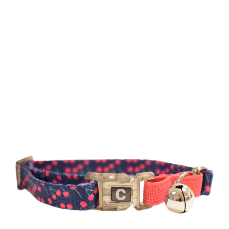 Collar for cats, cherries