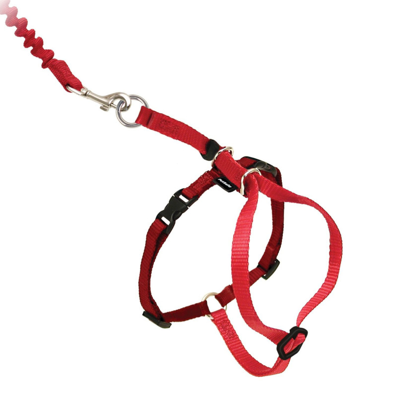 Petsafe Harnais pour chat Easy Walk rouge, moyen