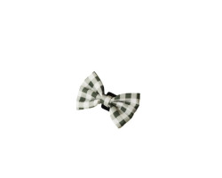 Green checkered bow tie for...