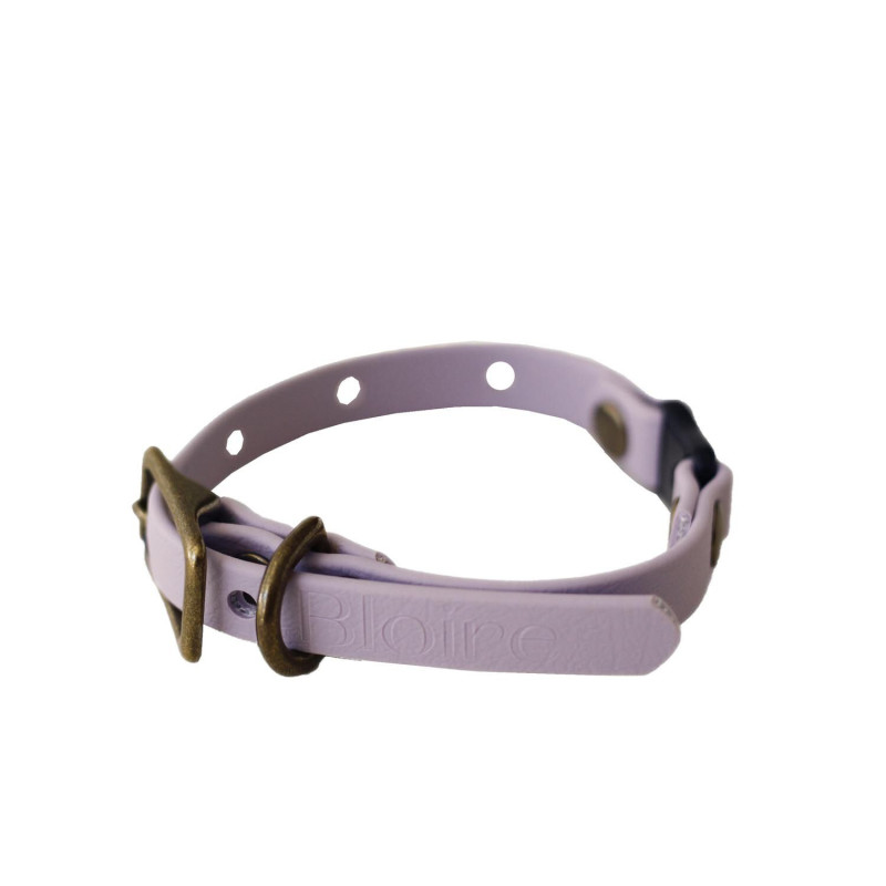 Vegan leather collar for cats, lavender…