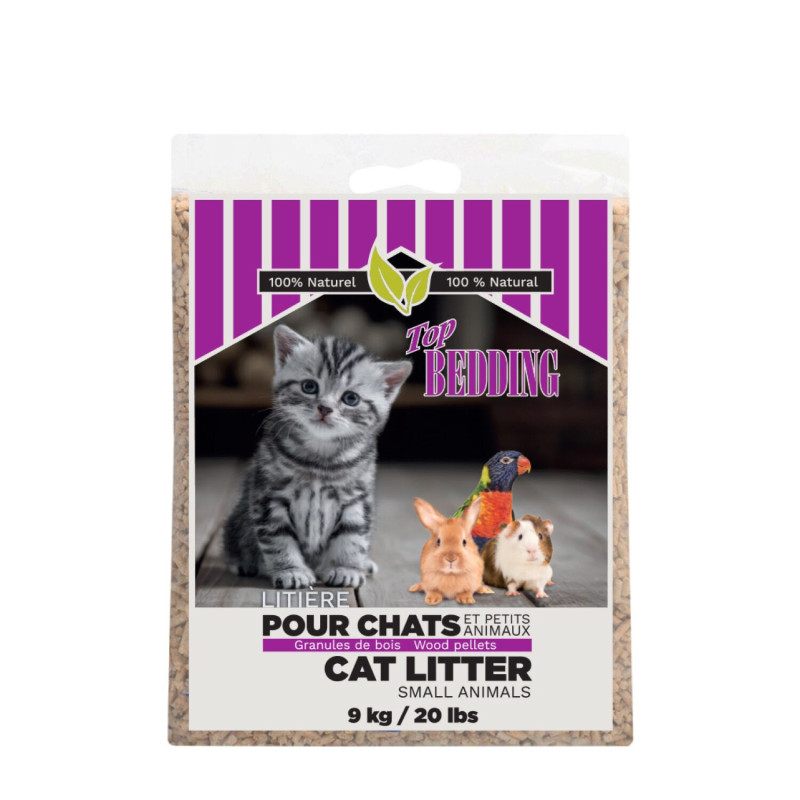 Wood pellet litter for cats and…