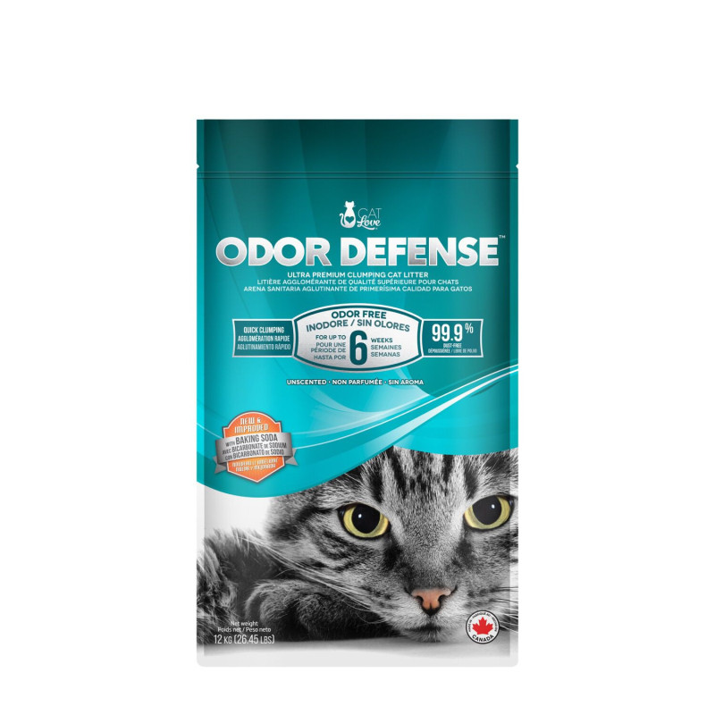 Odor D unscented clumping litter…