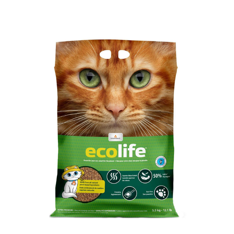 Natural plant-based clumping litter…