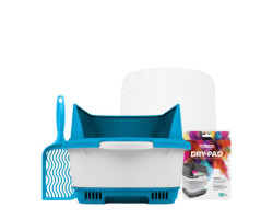 Odor eliminator litter box,...