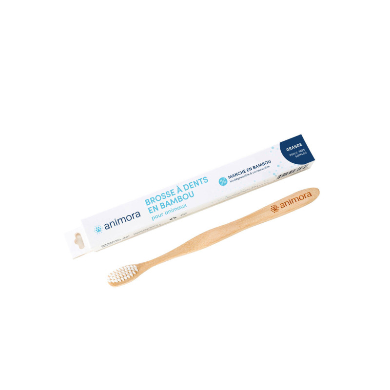 Bamboo toothbrush for animals