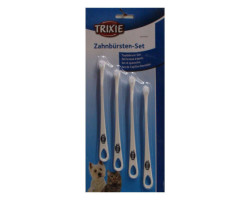 Set of 4 small toothbrushes...