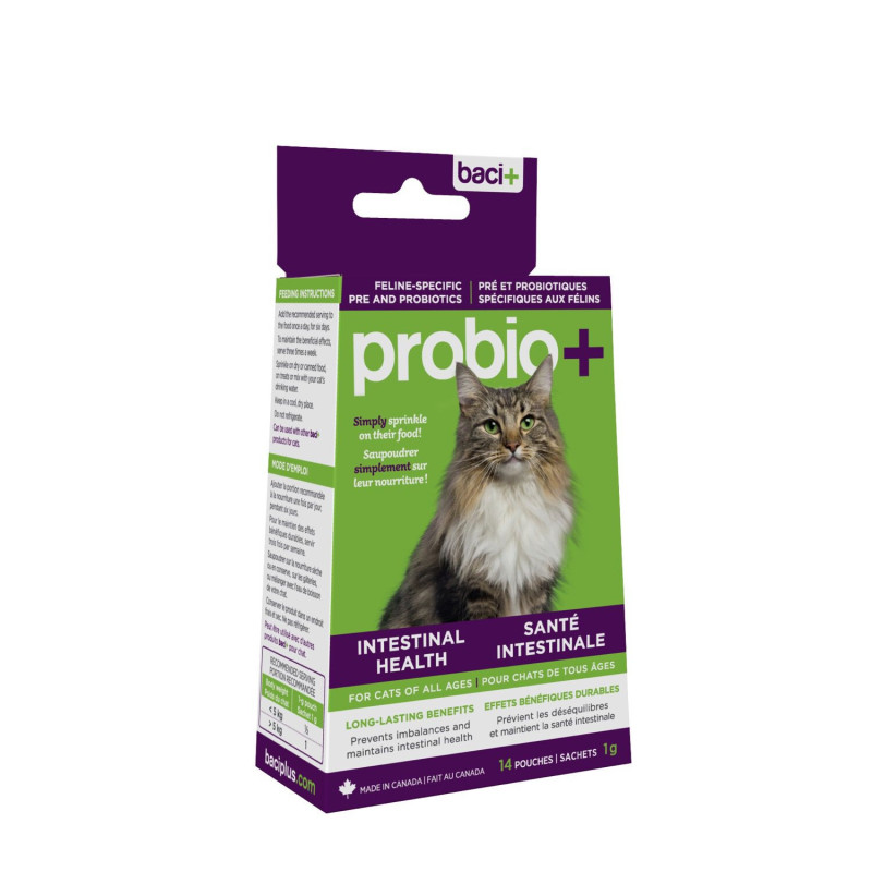 Baci+ Pré et probiotiques pour chats