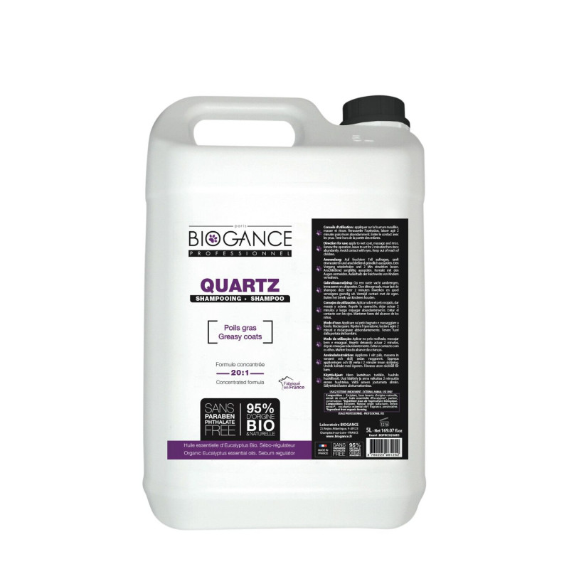 Biogance Shampoing dégraissant Quartz PRO, 5L