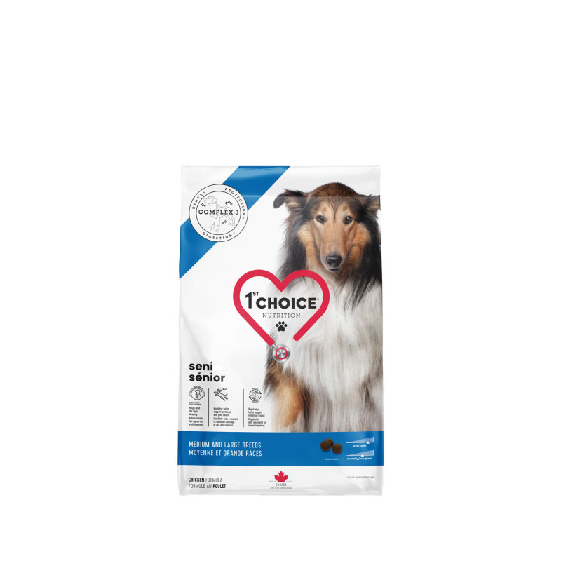 Medium and large breed senior formula,…