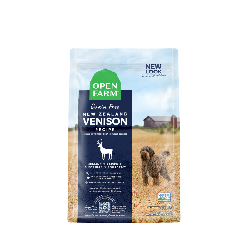 Grain-free dry food venison from…