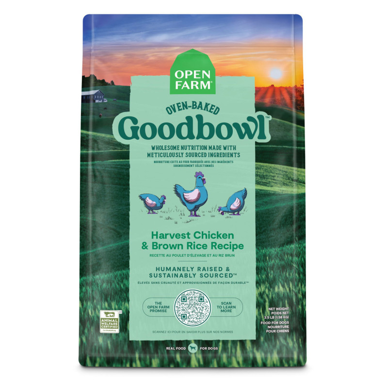 Open Farm Recette de nourriture sèche « GoodBowl »…
