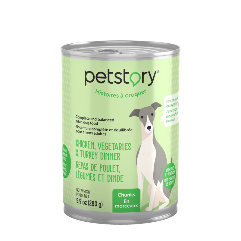 Wet food for dogs, pieces…