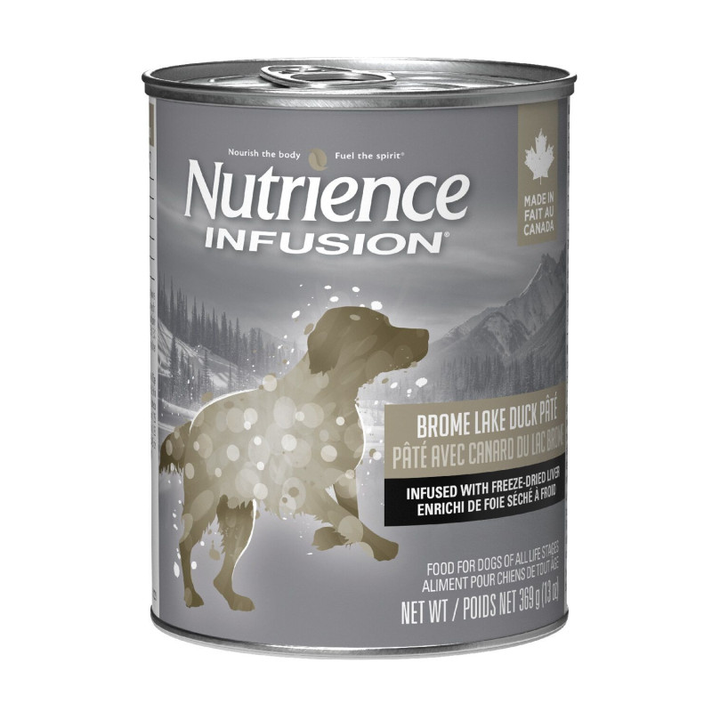 Wet food for dogs, duck…