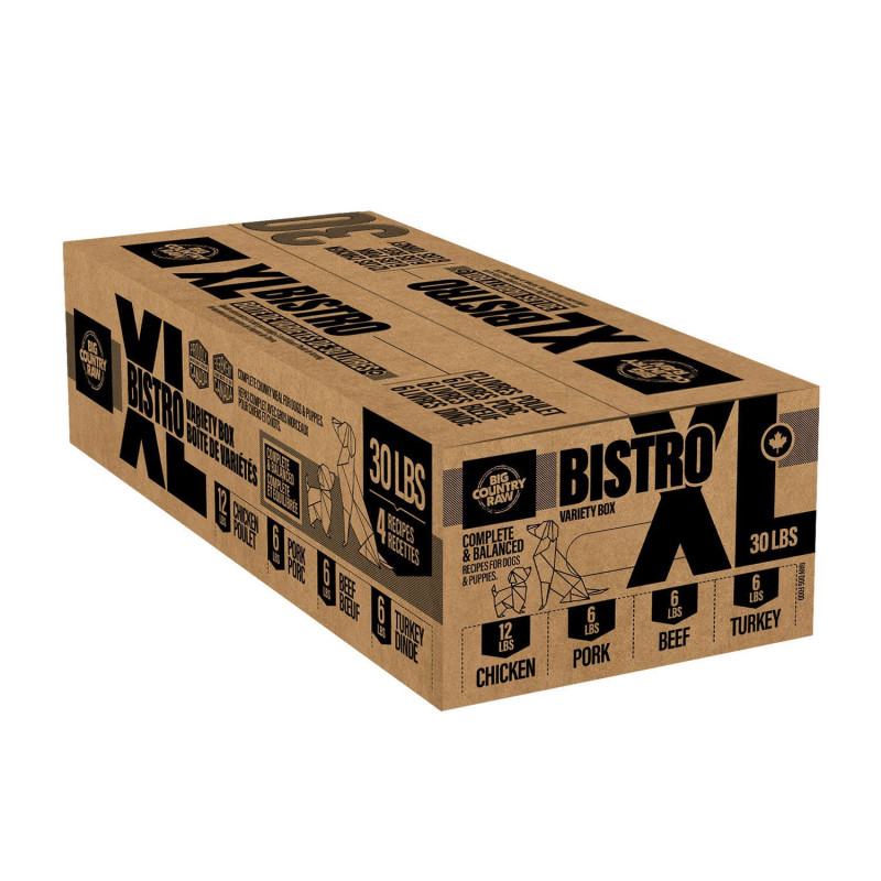 Bistro variety raw food box, …