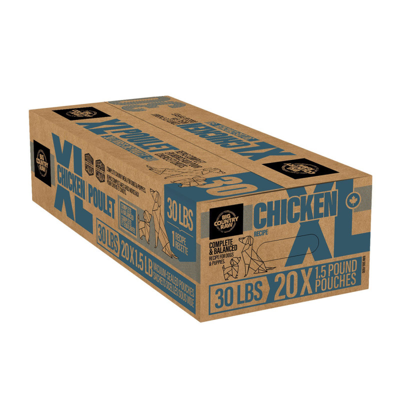 Box of raw chicken food, 13.6 …