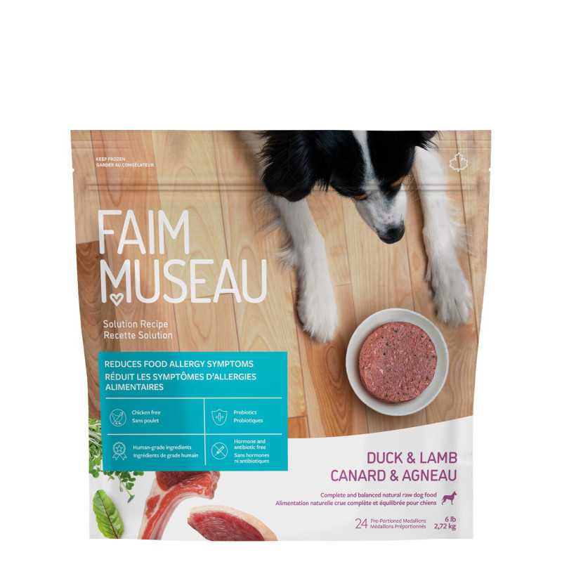 Raw food for dogs, duck and…