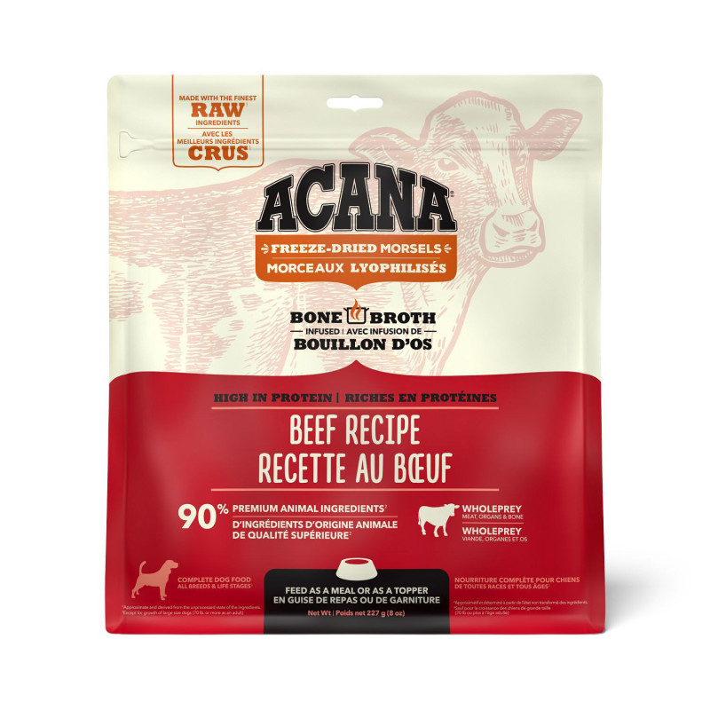 Freeze-dried pieces of beef recipe for…