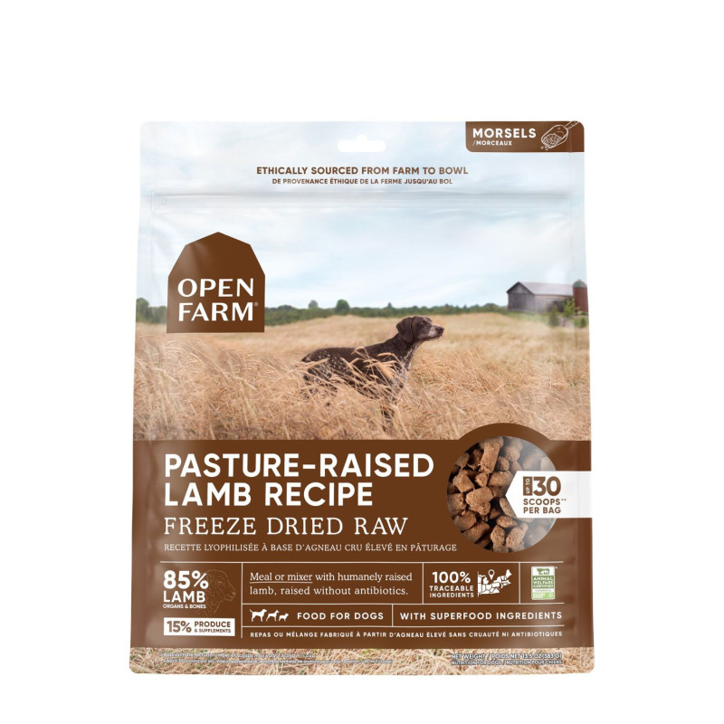 Freeze-dried raw food for dogs,…