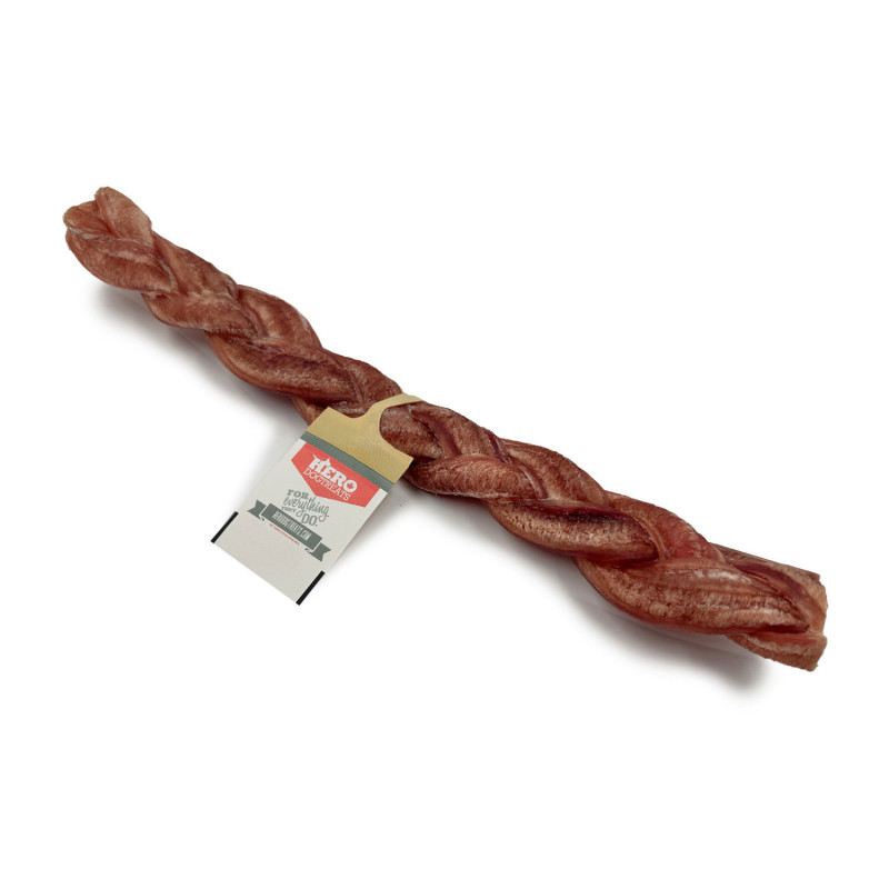 Braided beef stick treat for…