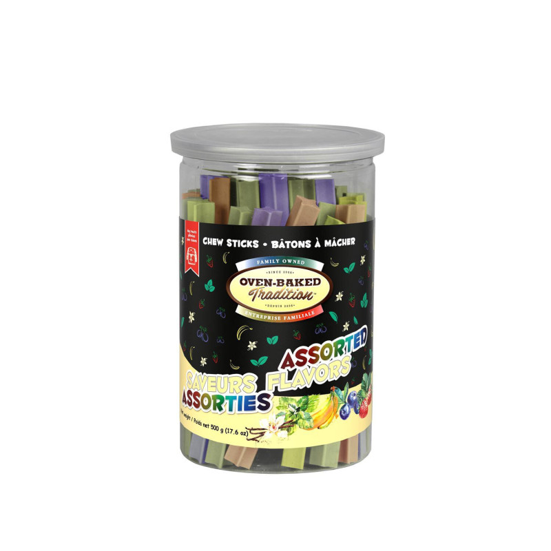 Chew stick with assorted flavors for…