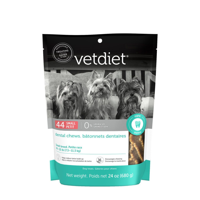 Vetdiet Bâtonnets dentaires pour chiens, petit