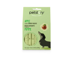 Crunchy dog ​​biscuits, apple