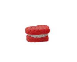 Valentine's Day heart macaroons, 60 g