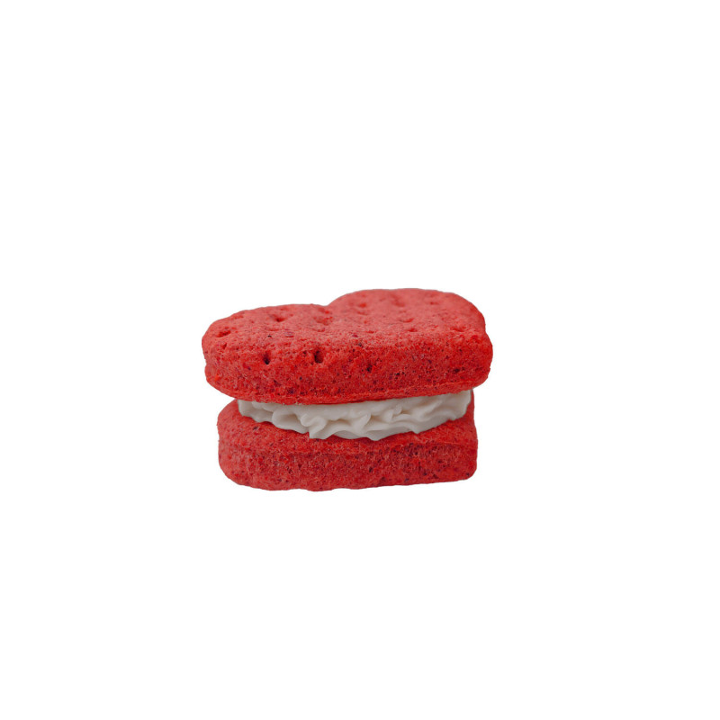 Valentine's Day heart macaroons, 60 g