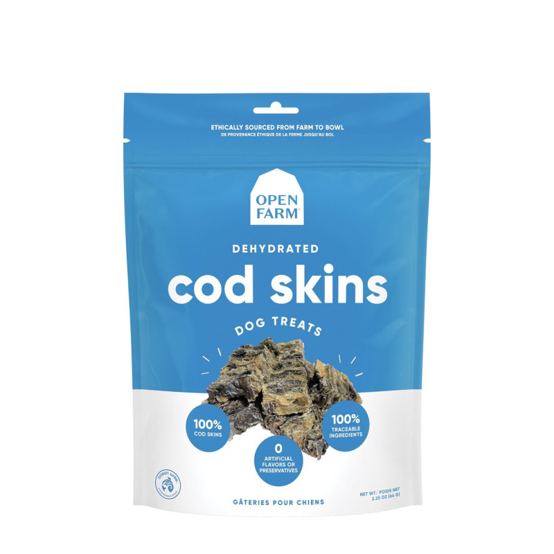 Dehydrated cod skin treats…