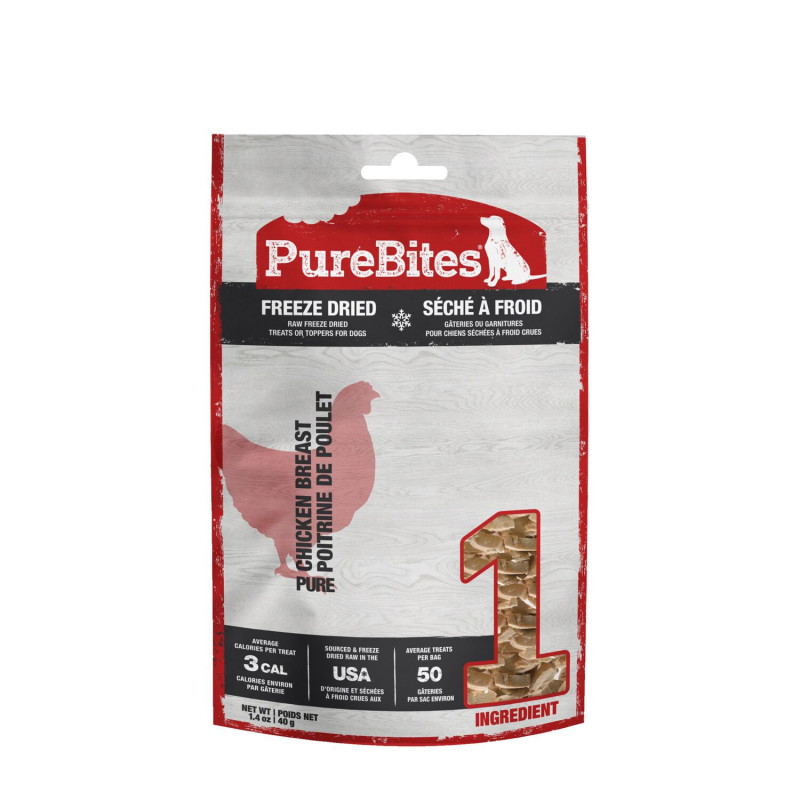 Cold-dried chicken treats for...