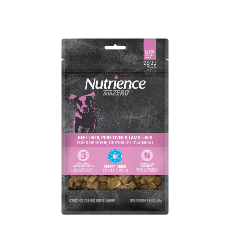 Nutrience Gâteries sans grains foie de bœuf, de po…