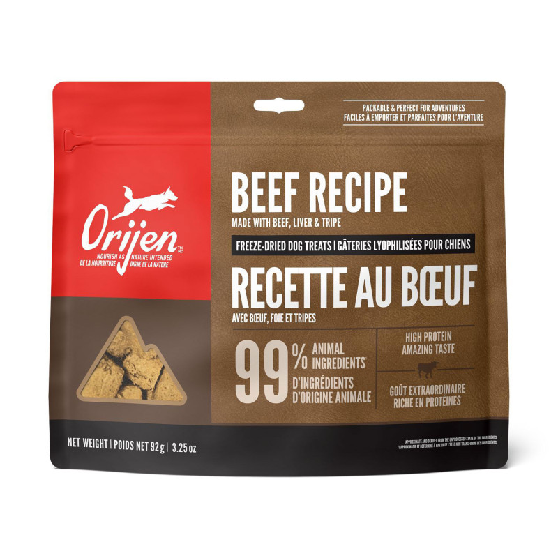 Orijen Gâteries lyophilisées recette au bœuf po…