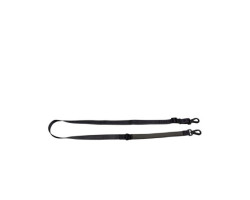 Embossed leash, black