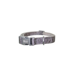 Embossed collar, gray