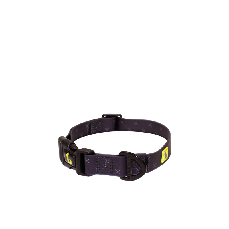 Silicone collar X black, large