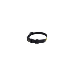 Black silicone collar, wide