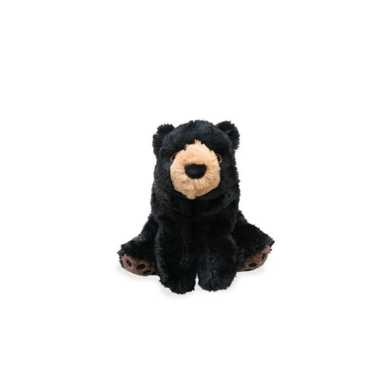 Teddy bear with removable squeaker