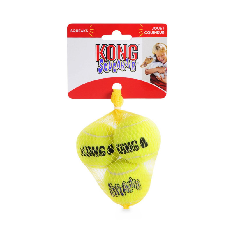 Squeaky tennis balls for dogs