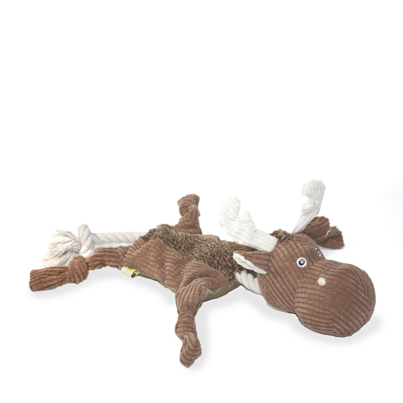 Plush moose with strings