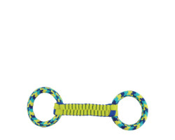 Rope ring toy with...