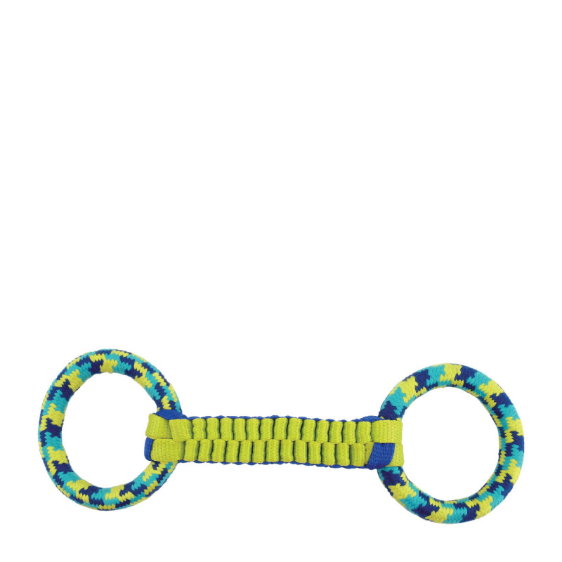 Rope ring toy with scoubidou ba...