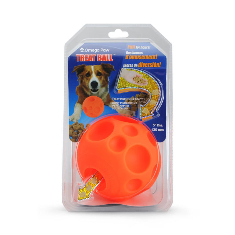 Treat dispensing ball