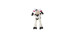 Plush toy for dogs, cow