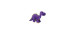 Durable Purple Brontosaurus Toy for Dogs