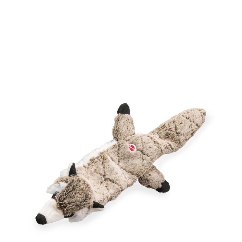 Plush flat raccoon